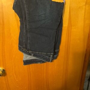 Dark Blue Jean Capri